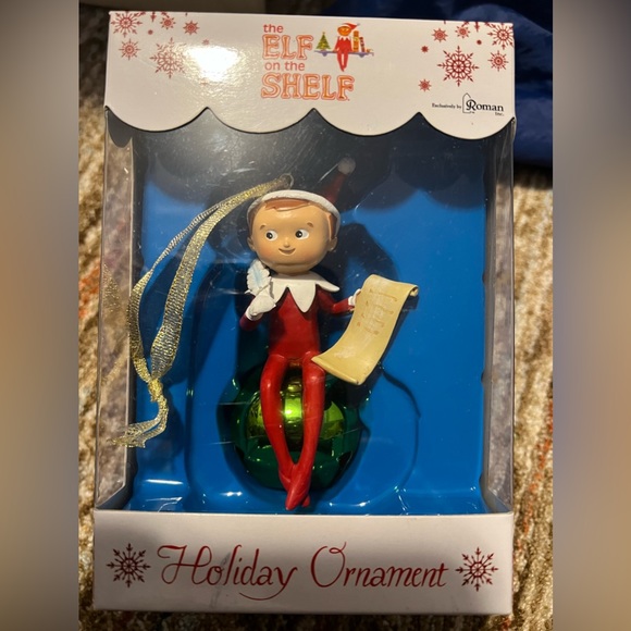 Holiday Elf On The Shelf Elf On A Bell Holiday Ornament Santas List